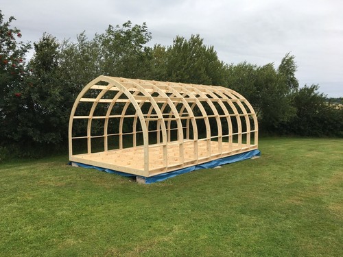 Glamping pod frame garden - glamping, frame,