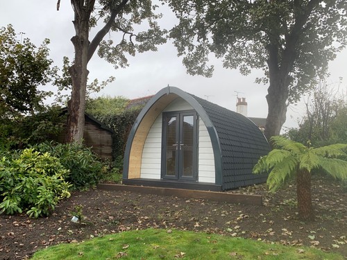 Grp composite glamping pod - grp/composite,