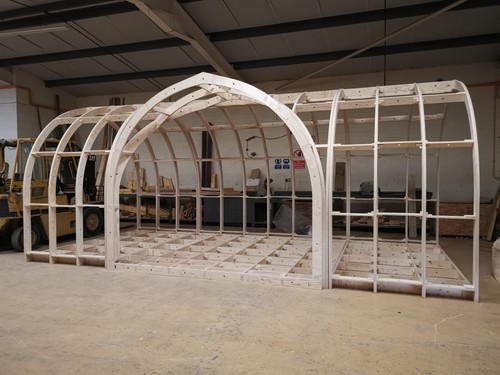 Glamping pod center door - pod,