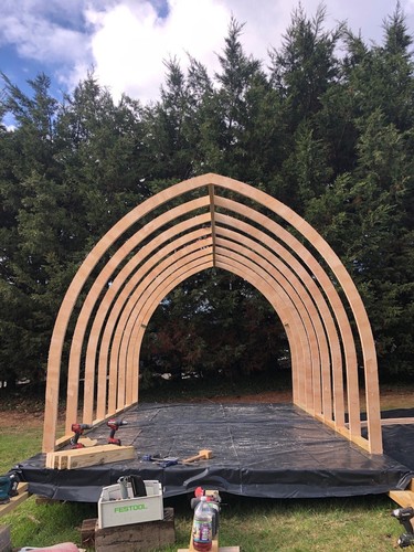Glamping pod frame gothic - , arch